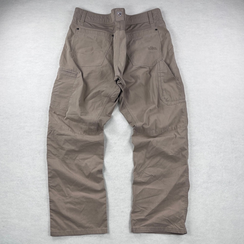Kuhl Radikl Mens 38x30 Tan Hiking Pants Enduro Fabric Stretch Hybrid 5109
